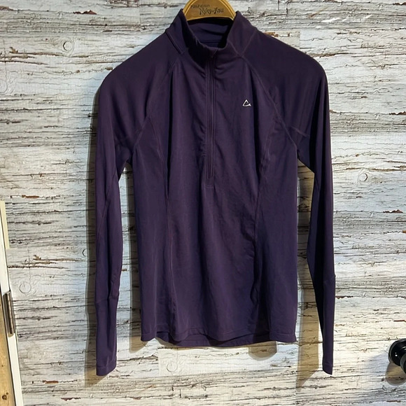 Paradox ladies long sleeve Marino wool blend 1/4 zip top size XS - Picture 3 of 7